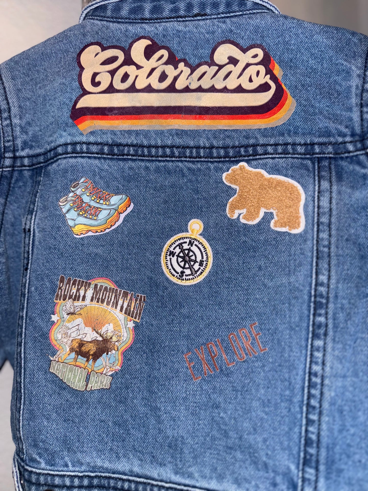 Colorado Denim Patch Jacket - Size 12-18 months