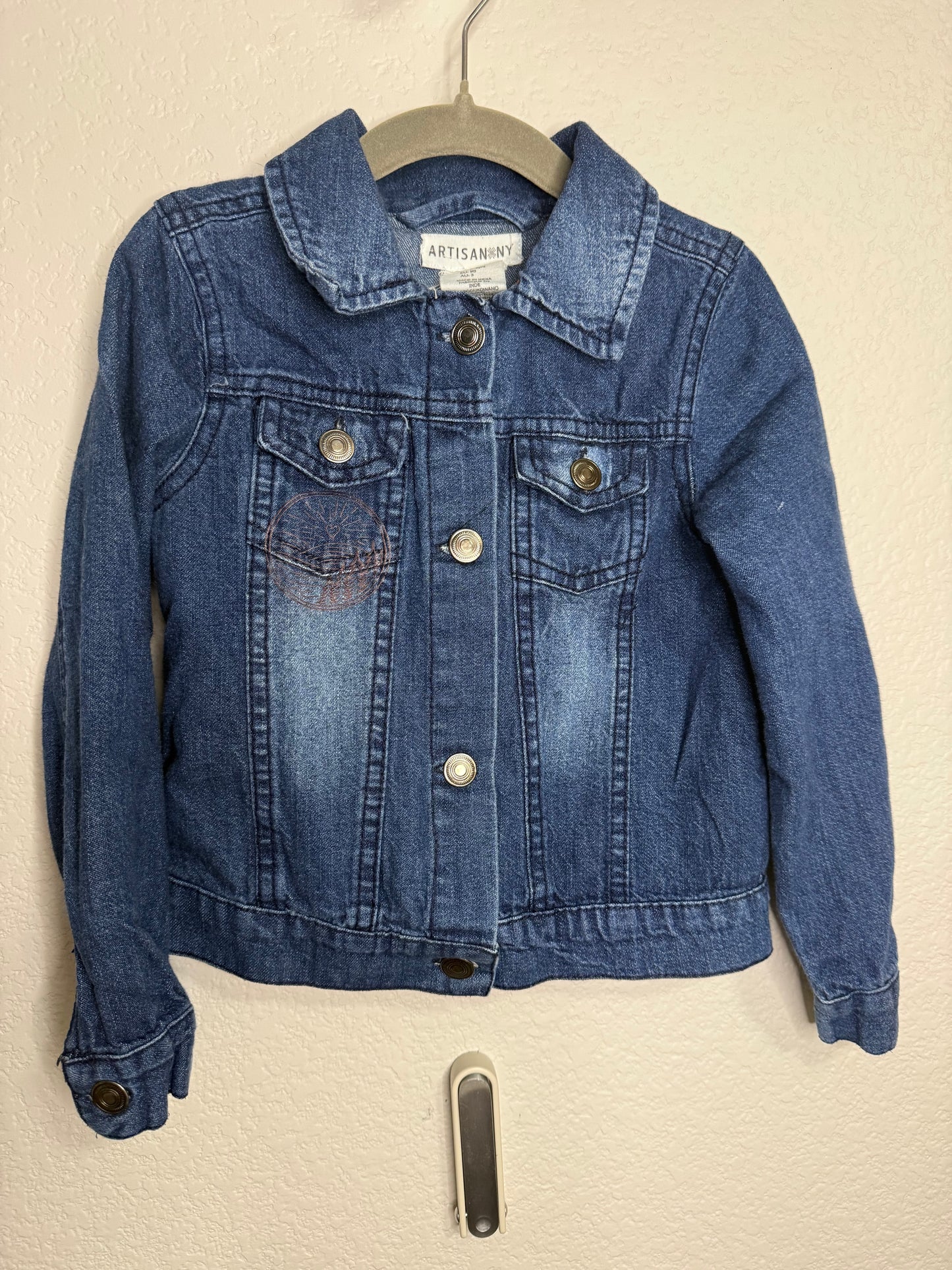 Explorer Denim Patch Jacket - Upcycled - 3T