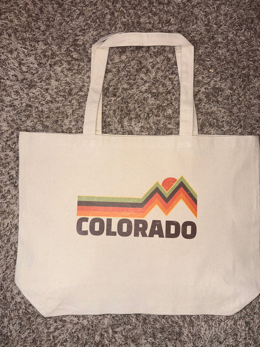 Colorado - Recycled Canvas Tote Bag