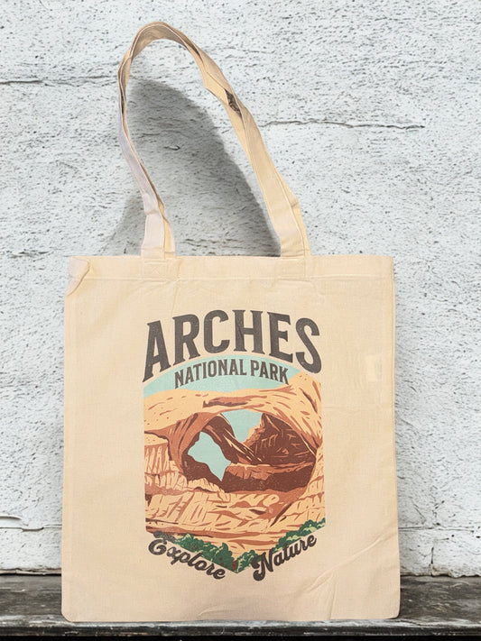 Arches National Park - Natural Cotton Canvas Tote Bag