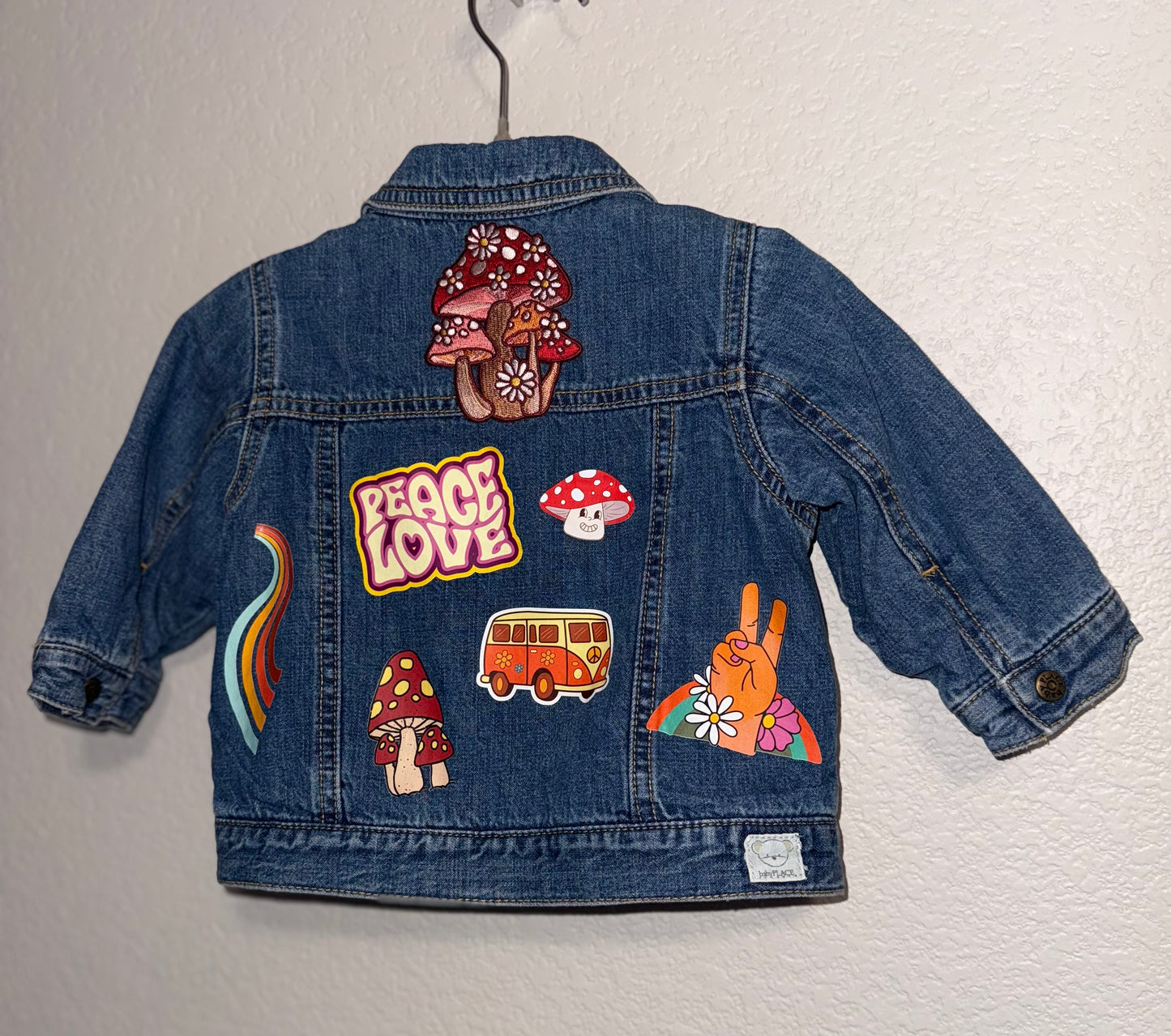 Peace & Love Denim Jacket (12 Months)