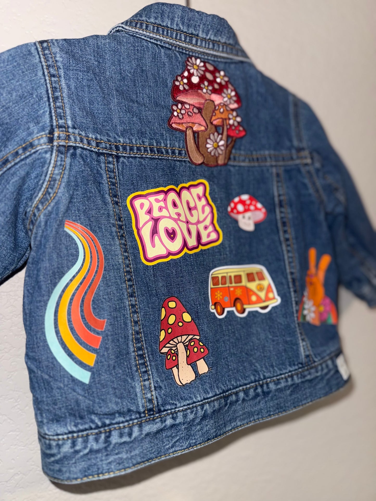 Peace & Love Denim Jacket (12 Months)