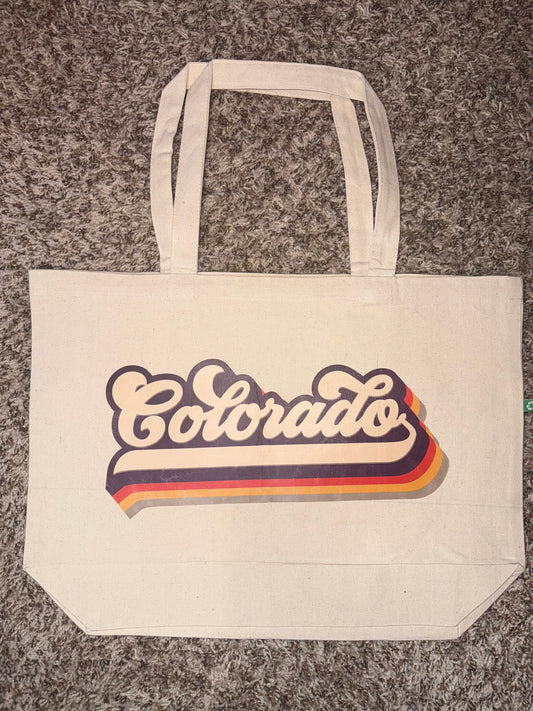 Colorado - Recycled Canvas Tote Bag